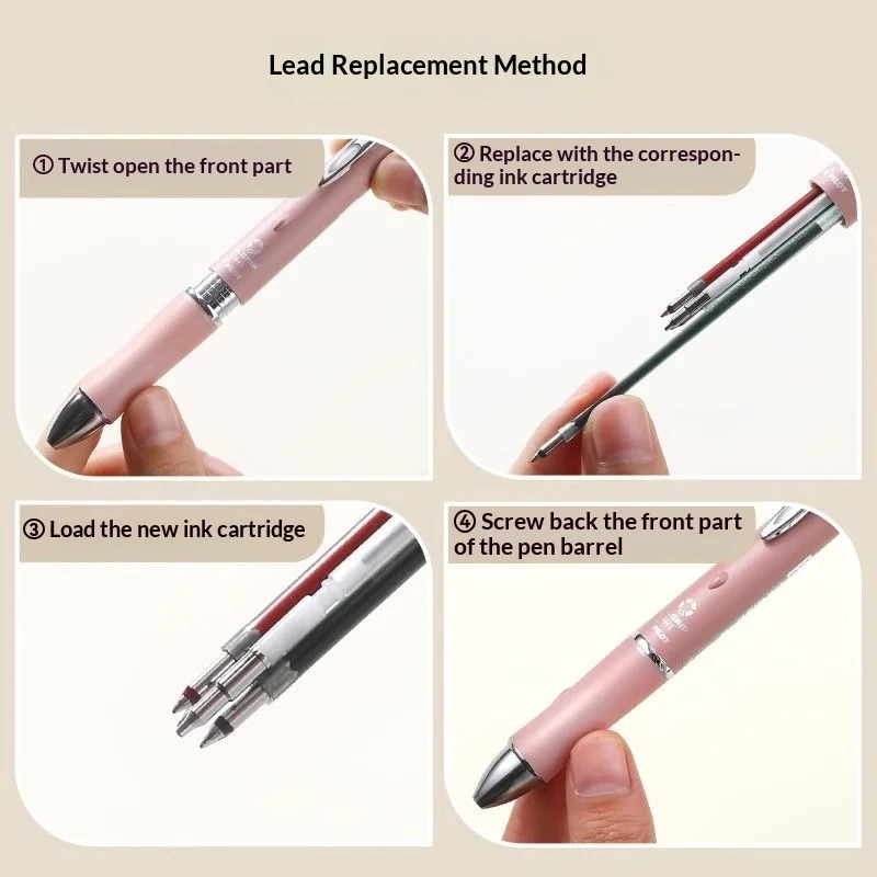 Elegant Wooden & Metal Multi-Color Pen 4 Elegant Wooden & Metal Multi-Color Pen - Image 4