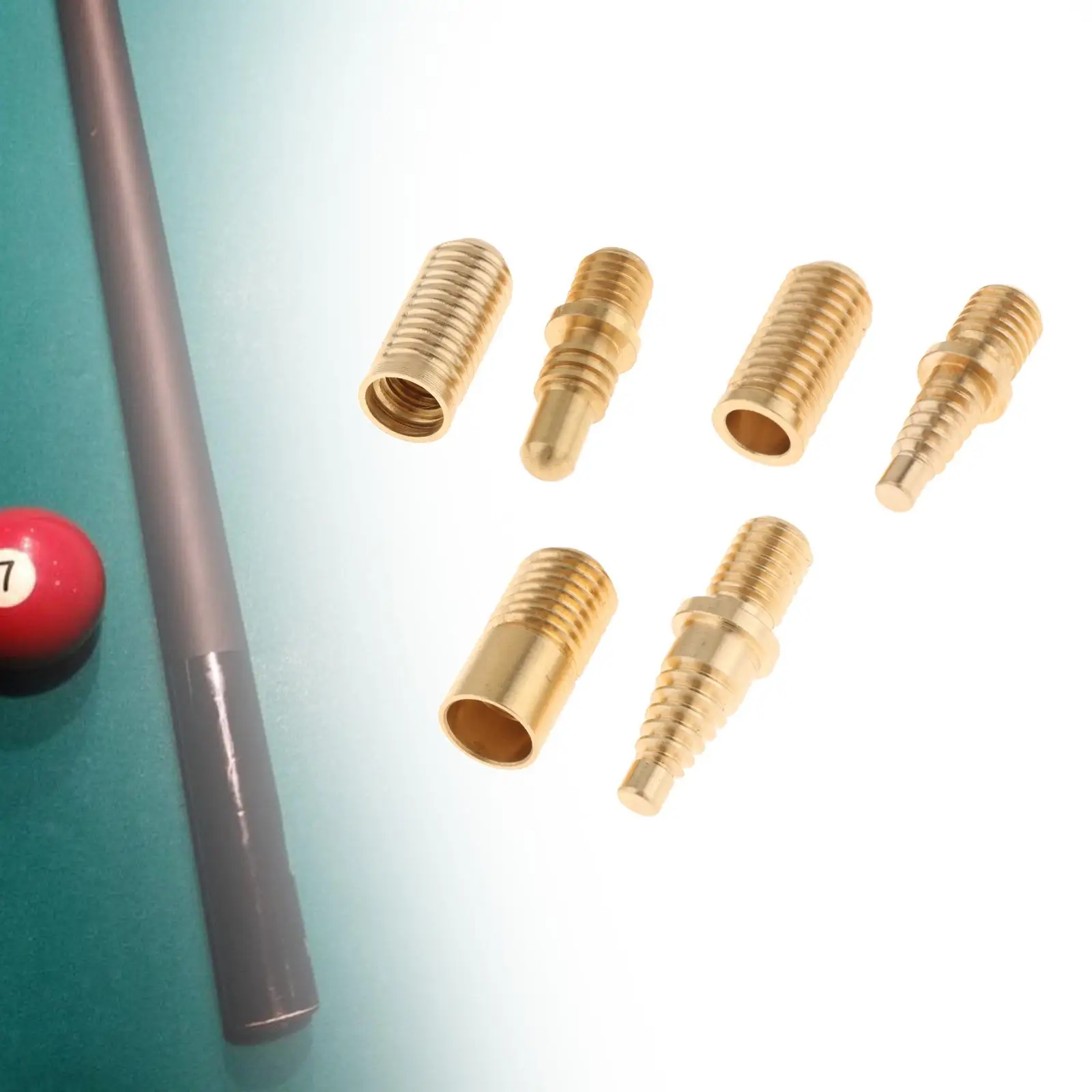 Brass Copper Pool Cue Joint Screw 13mm-11mm 4 Brass Copper Pool Cue Joint Screw 13mm-11mm - Image 4