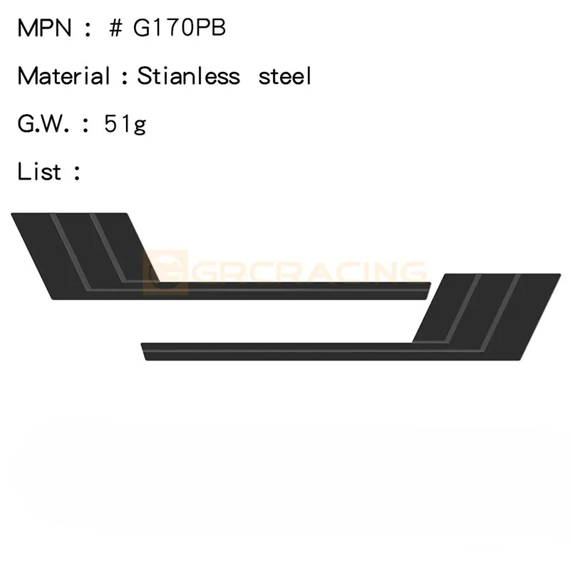 Traxxas Bronco Metal Side Decorations for RC 8 Traxxas Bronco Metal Side Decorations for RC - Image 8