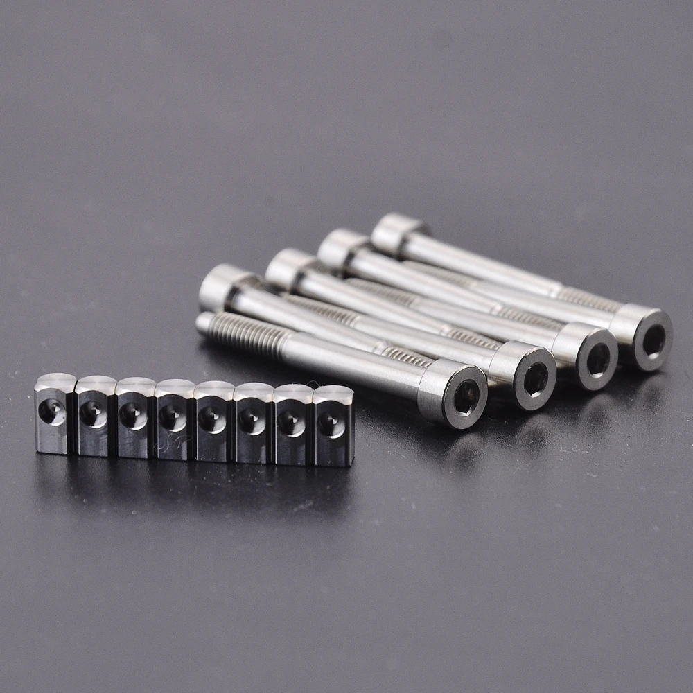 Titanium Alloy Guitar Locking Screw Set for 6-8 Strings 7 Titanium Alloy Guitar Locking Screw Set for 6-8 Strings - Image 7