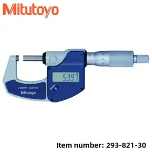 Mitutoyo 0-25mm Digital Micrometer Model 293-821-30 14 Sdf421f5ce0904ea89e39e53d6a7899212