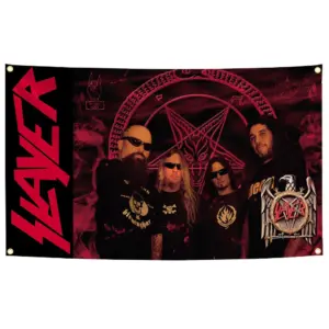 Thrash Metal Slayer Wall Flag 90x150cm 14 Sdf5a6771d3e546088d3aed60d6989903f