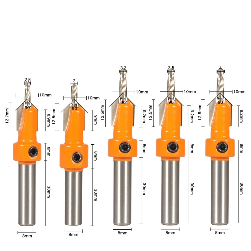 SHENSEN 8mm Countersink & Screw Extractor Set 3 SHENSEN 8mm Countersink & Screw Extractor Set - Image 3