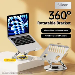 360° Adjustable Metal Laptop and Tablet Stand 12 Sdfb64131ba0a43f986fa203a0ad128bey