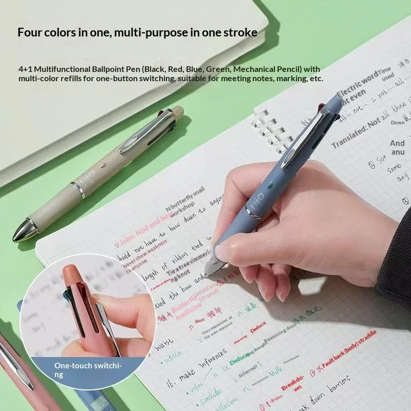 Elegant Wooden & Metal Multi-Color Pen 5 Elegant Wooden & Metal Multi-Color Pen - Image 5