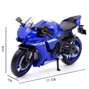 1:12 Yamaha YZF-R1M Diecast Motorcycle Model 15 Se04c7c3964b143e88ef7593dca118d64N
