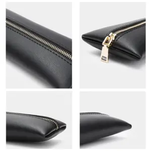 Elegant Light Gray PU Pencil Case for 16 Pens 13 Se07b5f9f295646b18a9d35c4f6c84c072