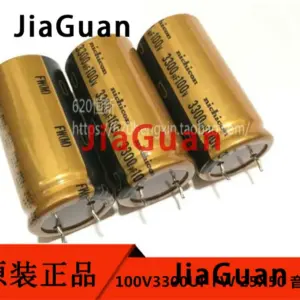 Nichicon FW 3300μF 100V Electrolytic Capacitors Set