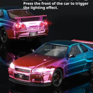 1:24 Scale Supercar Model with Sound and Light Effects 12 Se2ae8e60c82d48bbbb3f931bc67ab6deh