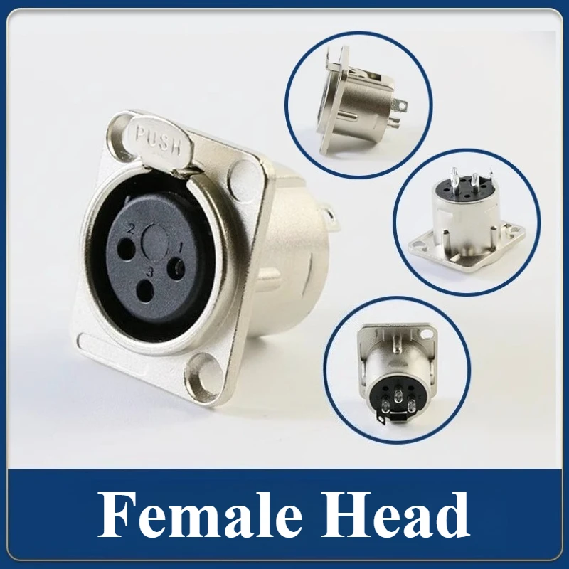 Professional 3-7 Pin XLR Audio Connectors Set 4 Professional 3-7 Pin XLR Audio Connectors Set - Image 4