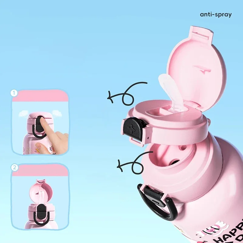 Children's Stainless Steel Cartoon Water Bottle 4 Children's Stainless Steel Cartoon Water Bottle - Image 4