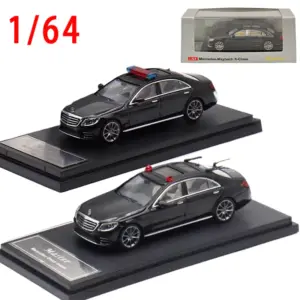 Mercedes Benz W222 Police Diecast Model 1/64 Scale