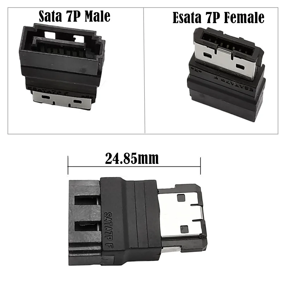 Black SATA to eSATA Adapter Converter 5 Black SATA to eSATA Adapter Converter - Image 5