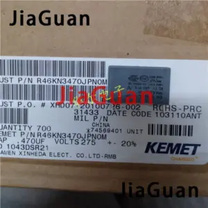 KEMET 0.47μF 275VAC Copper Film Capacitor