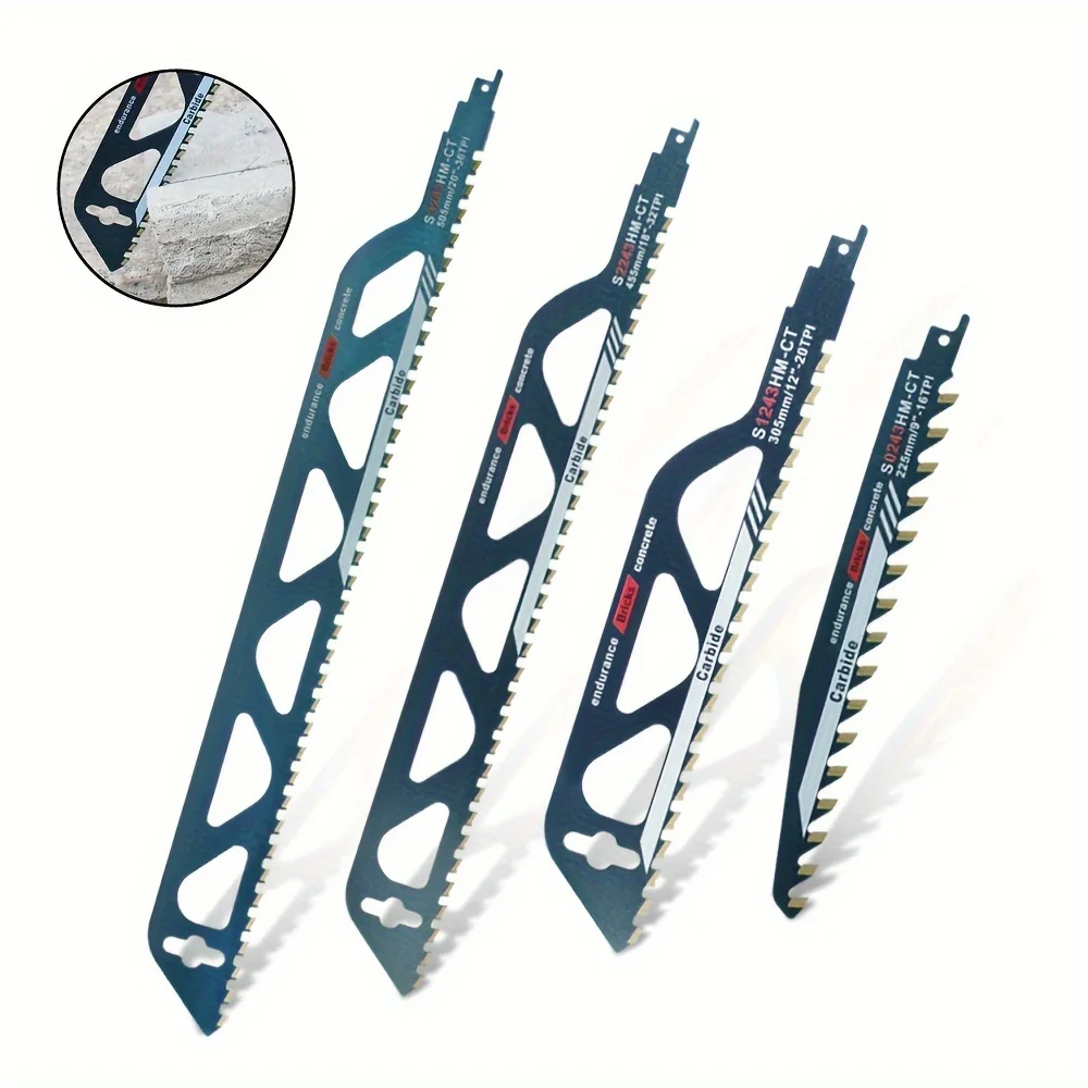 Durable Alloy Reciprocating Saw Blades Set 4 Durable Alloy Reciprocating Saw Blades Set - Image 4