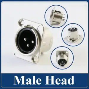 Professional 3-7 Pin XLR Audio Connectors Set 10 Se5b395d43a8048c284910c73c0dd4c35M