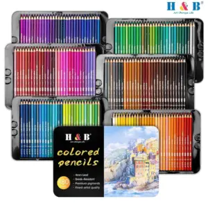 Vibrant 180-Color Oil-Based Colored Pencil Set 7 Se6a85a8b58564a0390866416ce58042ev