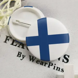 Global Flag Brooches Set with Glossy Finish 11 Se6b7c665bf9342a392d717b120f739f84