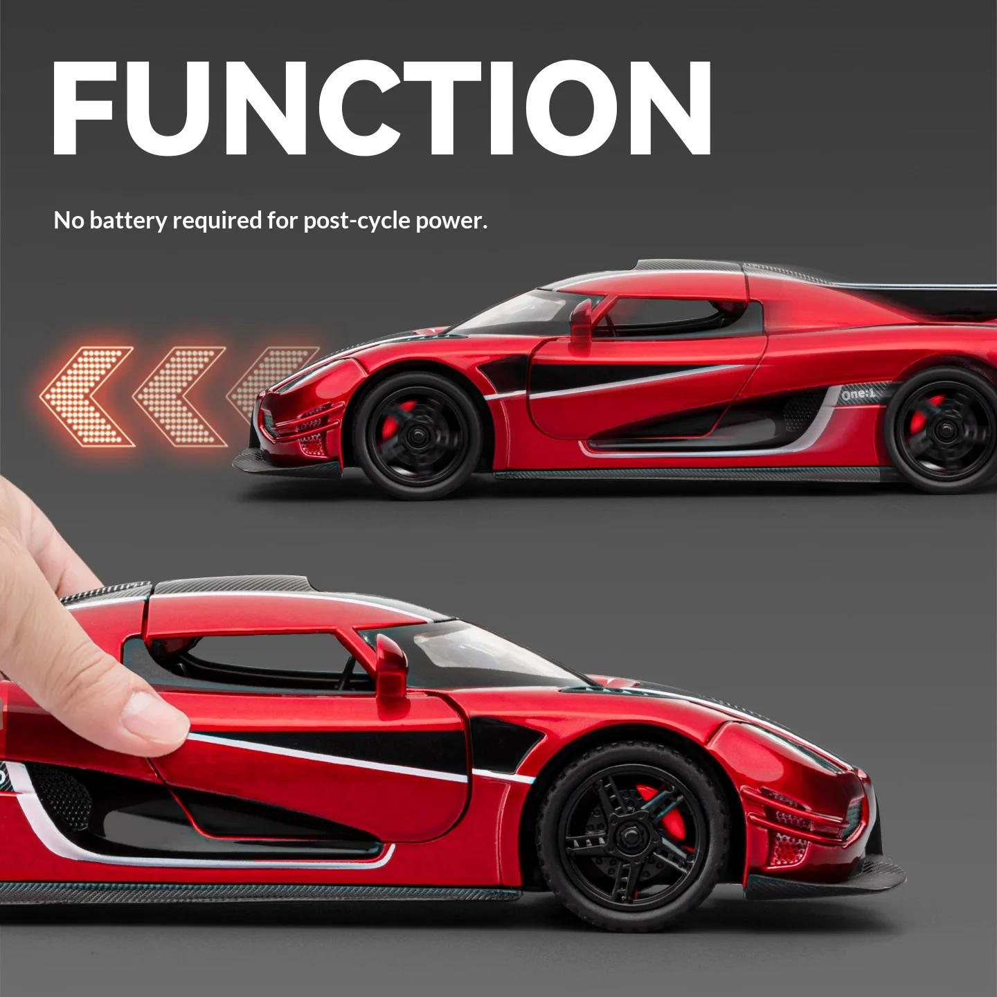 1:32 Koenigsegg One:1 Diecast Model Car 4 1:32 Koenigsegg One:1 Diecast Model Car - Image 4