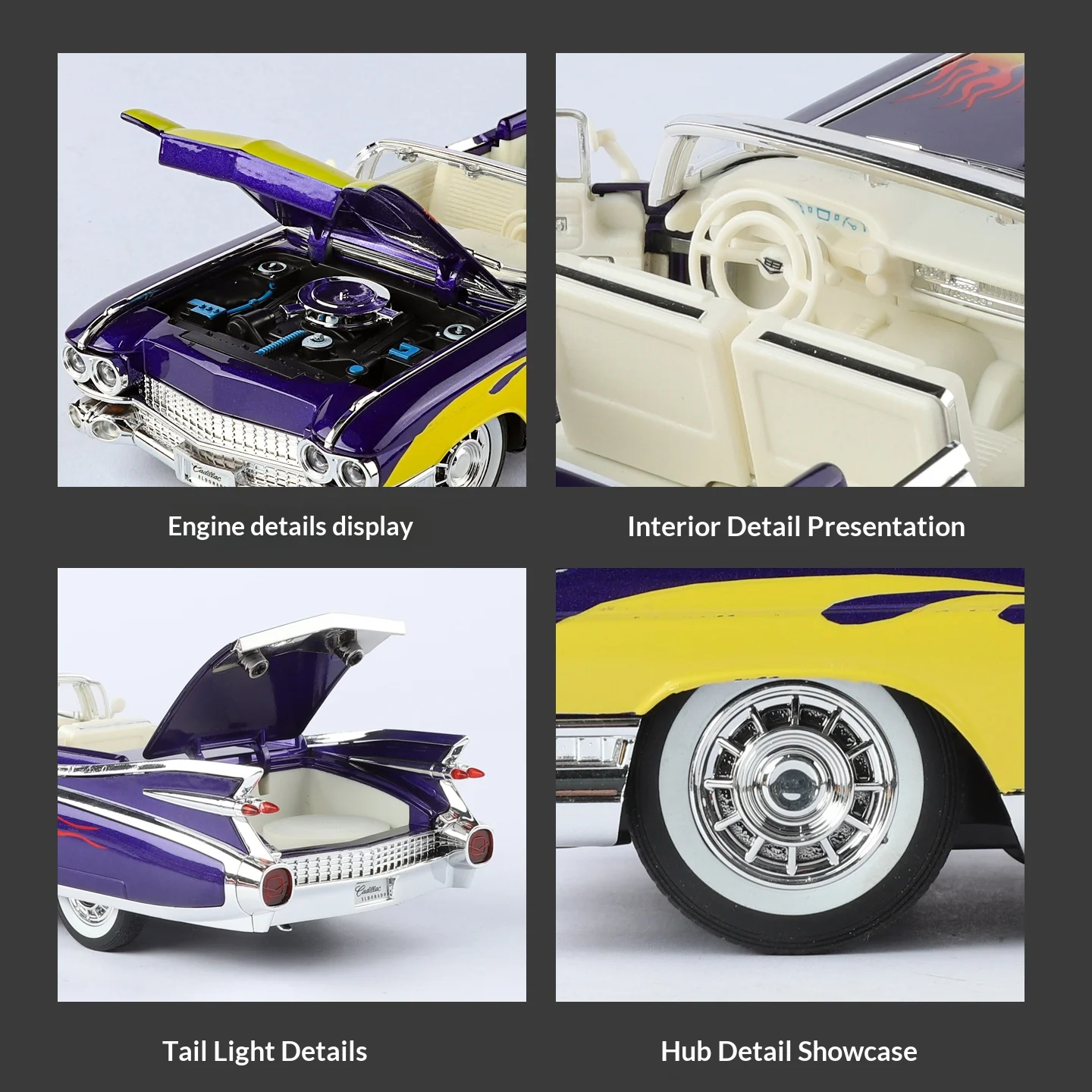 1/24 Scale Vintage Cadillac Alloy Car Model 6 1/24 Scale Vintage Cadillac Alloy Car Model - Image 6