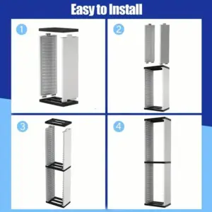 Gaming Disc Storage Tower GD203 for PS5, PS4, Switch 8 Se858cdecf3224100a5b31e6ec47dcd63M