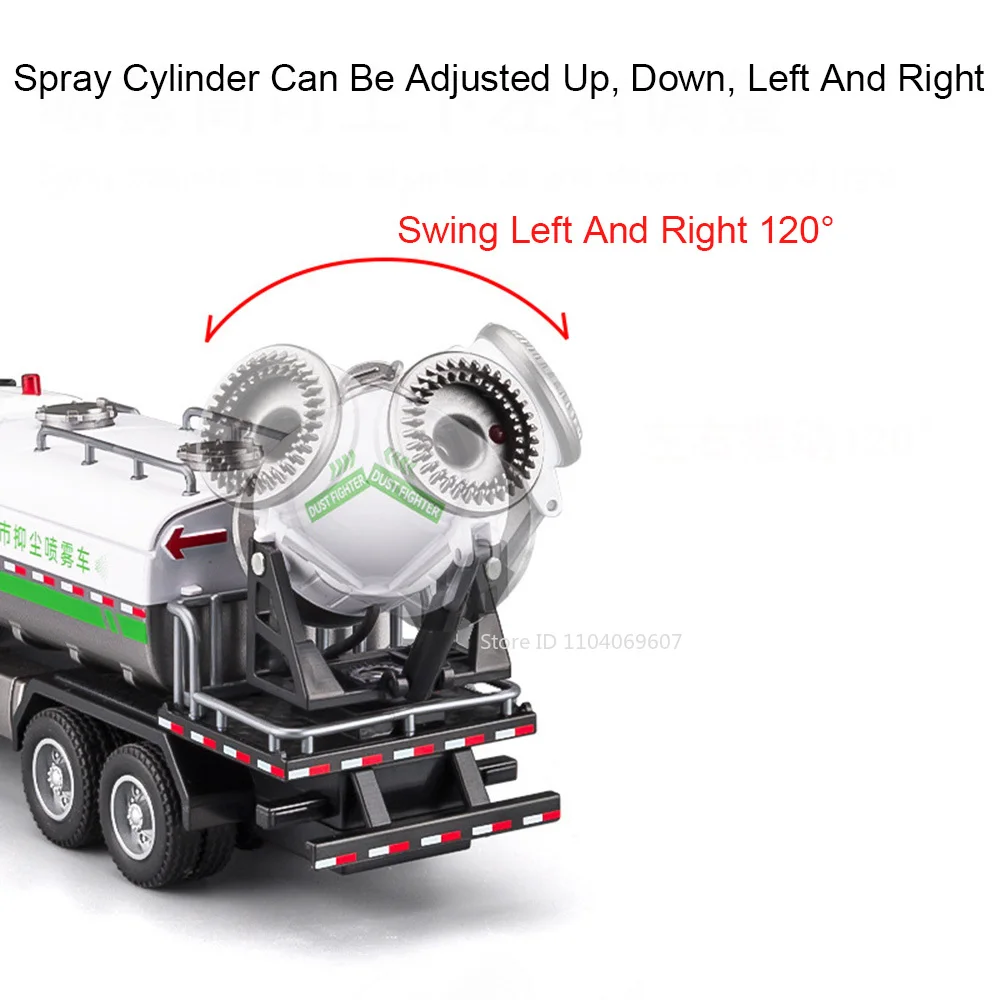 Detailed 1:50 Scale Dust Suppression Spray Truck Model 5 Detailed 1:50 Scale Dust Suppression Spray Truck Model - Image 5