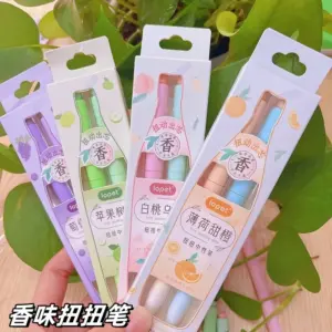 Vibrant Pastel Fruit Gel Pens (Set of 2)