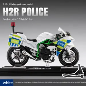 Kawasaki H2R Police Diecast Model 1:12 Scale 15 Sebe83886884942d58d389e2aba7a7e7b0