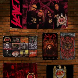 Thrash Metal Slayer Wall Flag 90x150cm 11 Secaa0c451cea4ada9dcf7004e5375e1a0