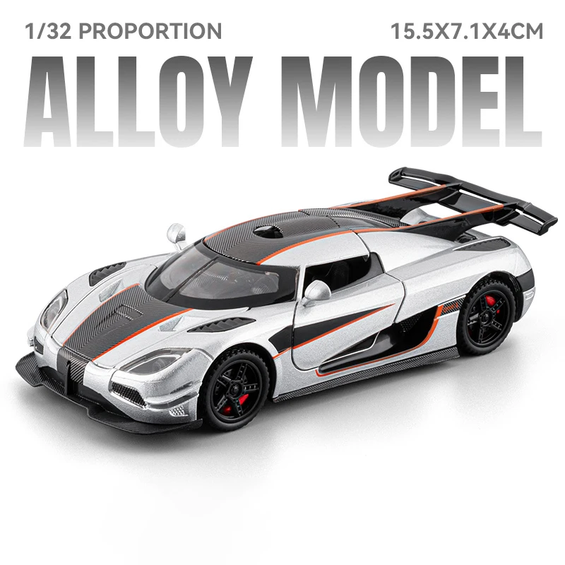 Red 1:32 Diecast Sports Car Model 8 Red 1:32 Diecast Sports Car Model - Image 8