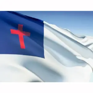 Christian Flag 90x150 cm Double-Sided Polyester