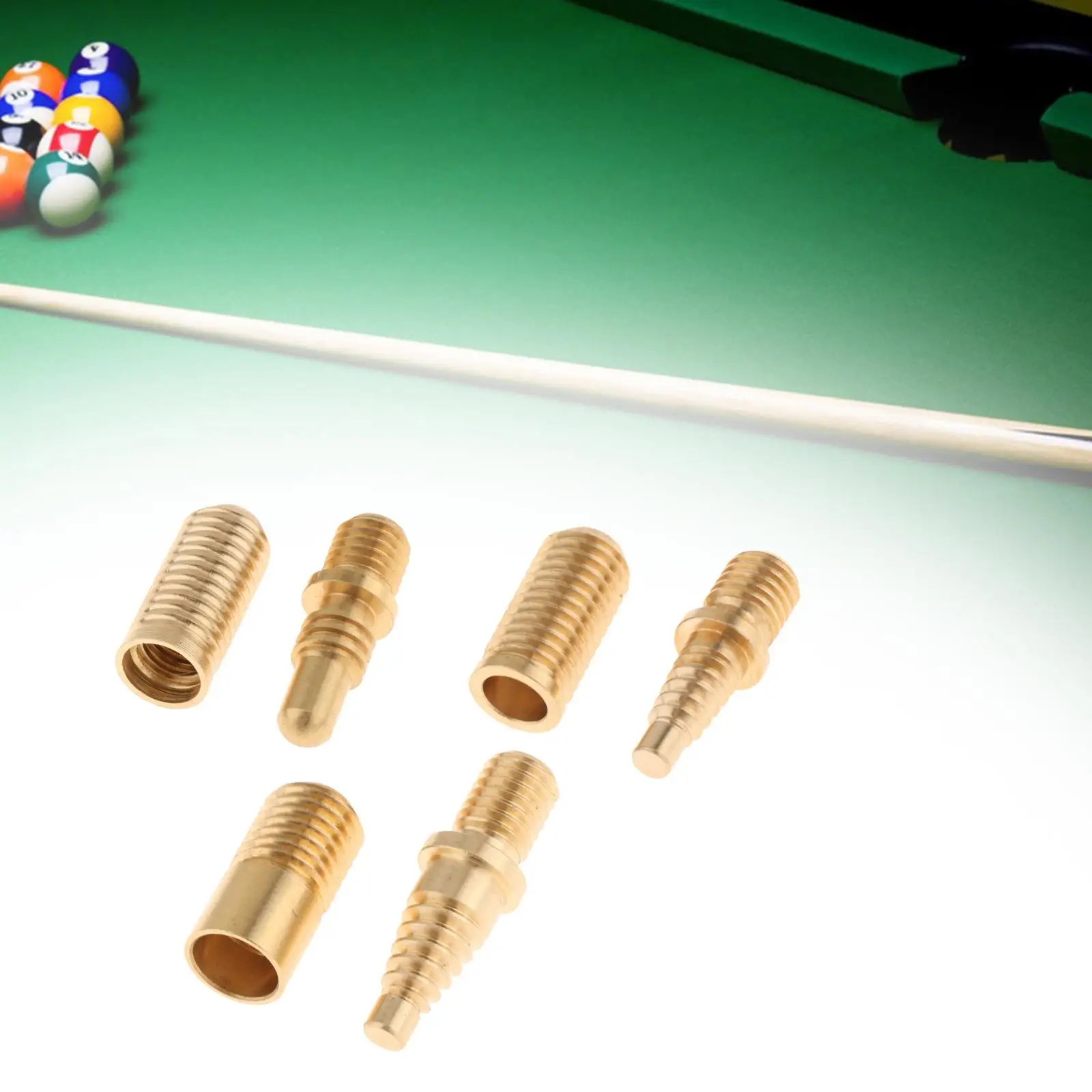 Brass Copper Pool Cue Joint Screw 13mm-11mm 3 Brass Copper Pool Cue Joint Screw 13mm-11mm - Image 3