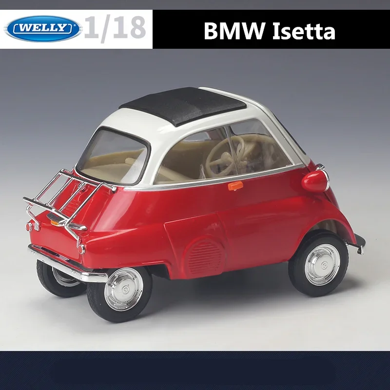 WELLY 1:18 BMW Isetta Alloy Car Model 6 WELLY 1:18 BMW Isetta Alloy Car Model - Image 6