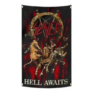 Thrash Metal Slayer Wall Flag 90x150cm 17 Sf2a28f400e6d49b7a7647317fdfb945aA