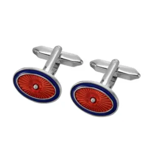 Elegant Elliptical Enamel Cufflinks for Men 13 Sf2d25bcf16164781a5fef62b05db9dc1Y