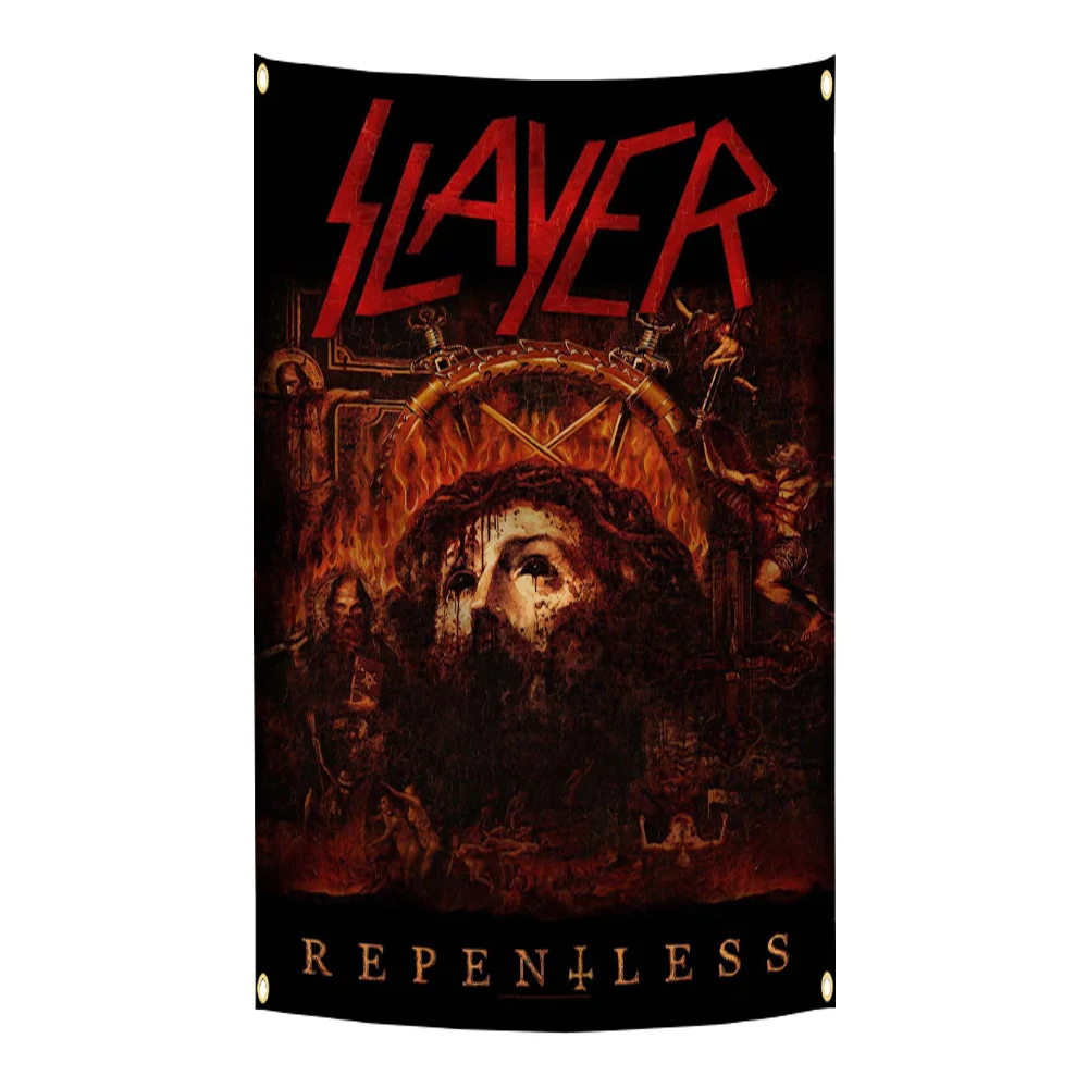 Thrash Metal Slayer Wall Flag 90x150cm 7 Thrash Metal Slayer Wall Flag 90x150cm - Image 7