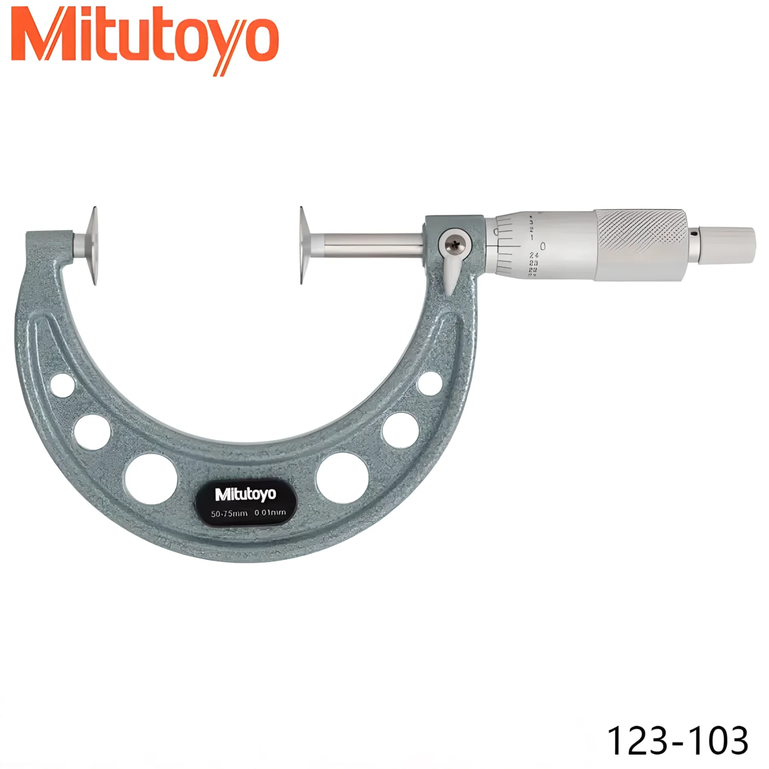 Mitutoyo 0-250mm Outside Micrometer Model 123-110 3 Mitutoyo 0-250mm Outside Micrometer Model 123-110 - Image 3