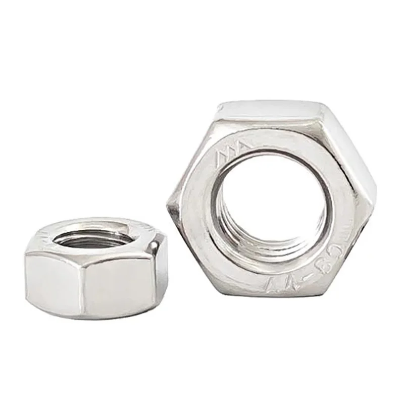 M7 Hex Nut Stainless Steel 1pc 2 M7 Hex Nut Stainless Steel 1pc - Image 2