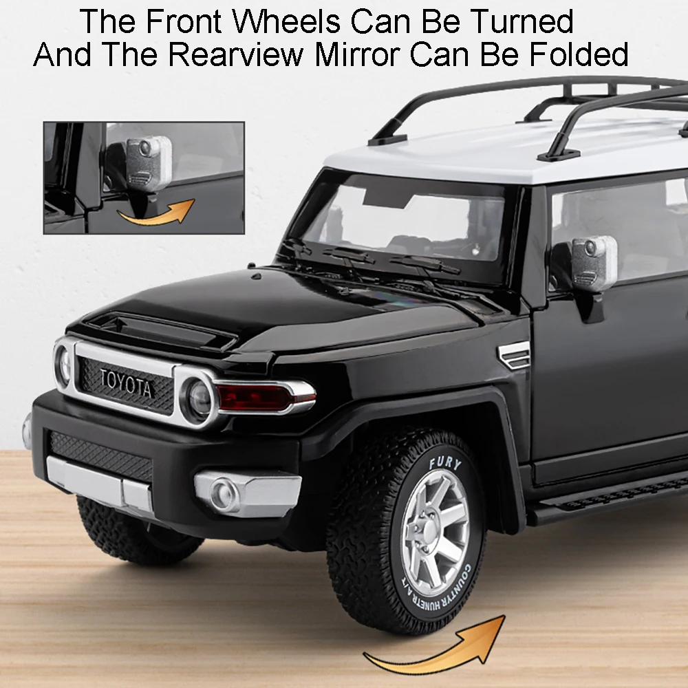 1:24 Toyota FJ Cruiser Diecast Model 2 1:24 Toyota FJ Cruiser Diecast Model - Image 2