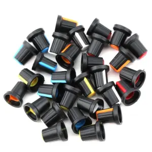 30-Piece Potentiometer Knob Cap Set 9 Sf8d77ec0e83c40be8f4c2c1359ceecfc9