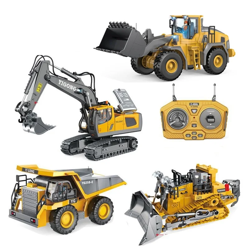1:20 Scale RC Excavator with 12-Channel Control 2 1:20 Scale RC Excavator with 12-Channel Control - Image 2