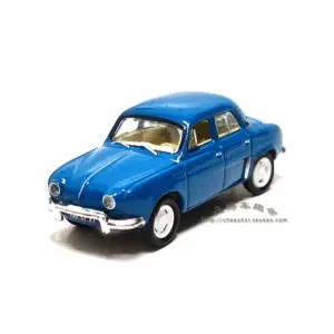 Diecast 1:87 Scale Dauphine Alloy Car Model Finished Product For Adult Classic Collection Display Static Ornament Souvenir