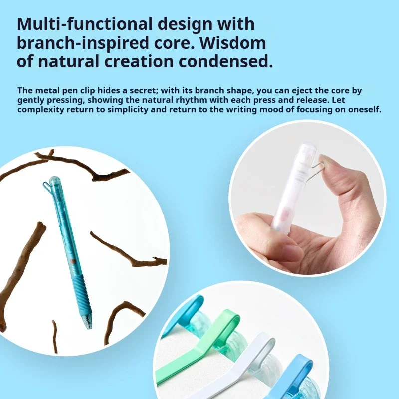 Coastline Blue Retractable Gel Pen 0.5mm 3 Coastline Blue Retractable Gel Pen 0.5mm - Image 3