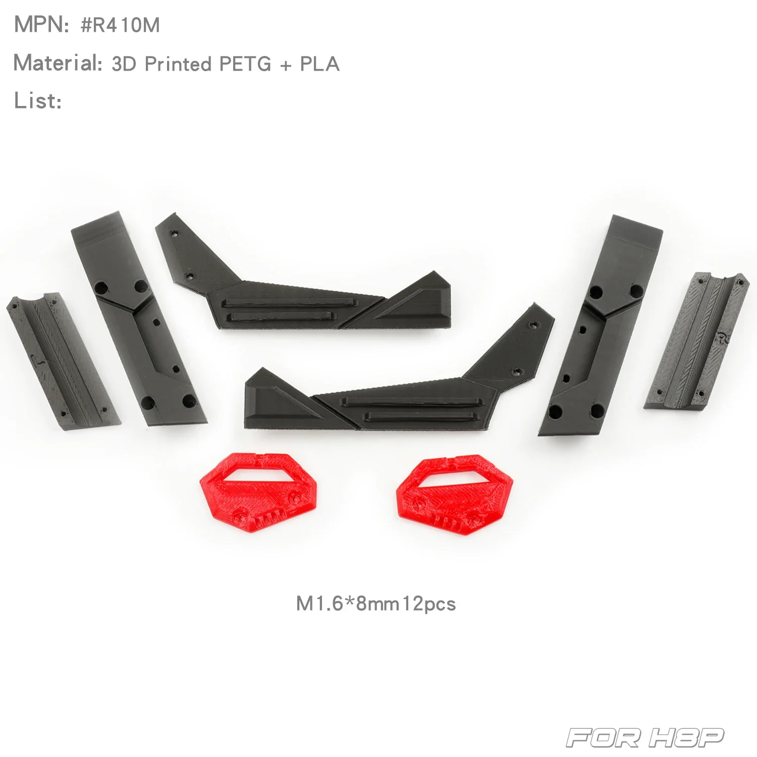 1/8 Scale RC Crawler Armor Grille for MJX H8P 10 1/8 Scale RC Crawler Armor Grille for MJX H8P - Image 10