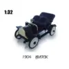 Diecast Alloy 1/32 1904 Buick Black Vintage Car Model Adult Collection Static Display Souvenir Gift Boy Toys