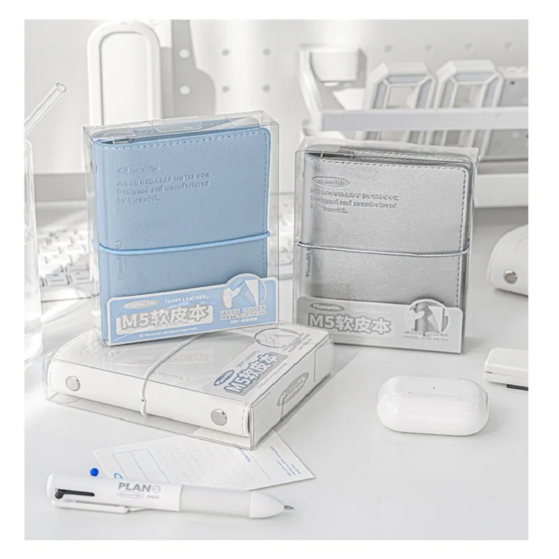 Minimalist Blue Mini Notebook by Planwith 3 Minimalist Blue Mini Notebook by Planwith - Image 3