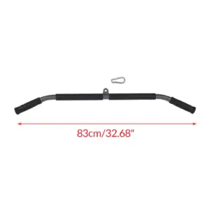 Black Fitness Straight Bar for Home Gym Training 16 Sff3957330a8d4c4299359d15034778534