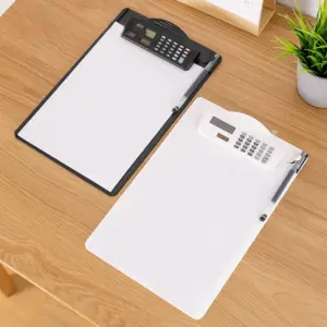 Plastic Clipboard with Solar Calculator