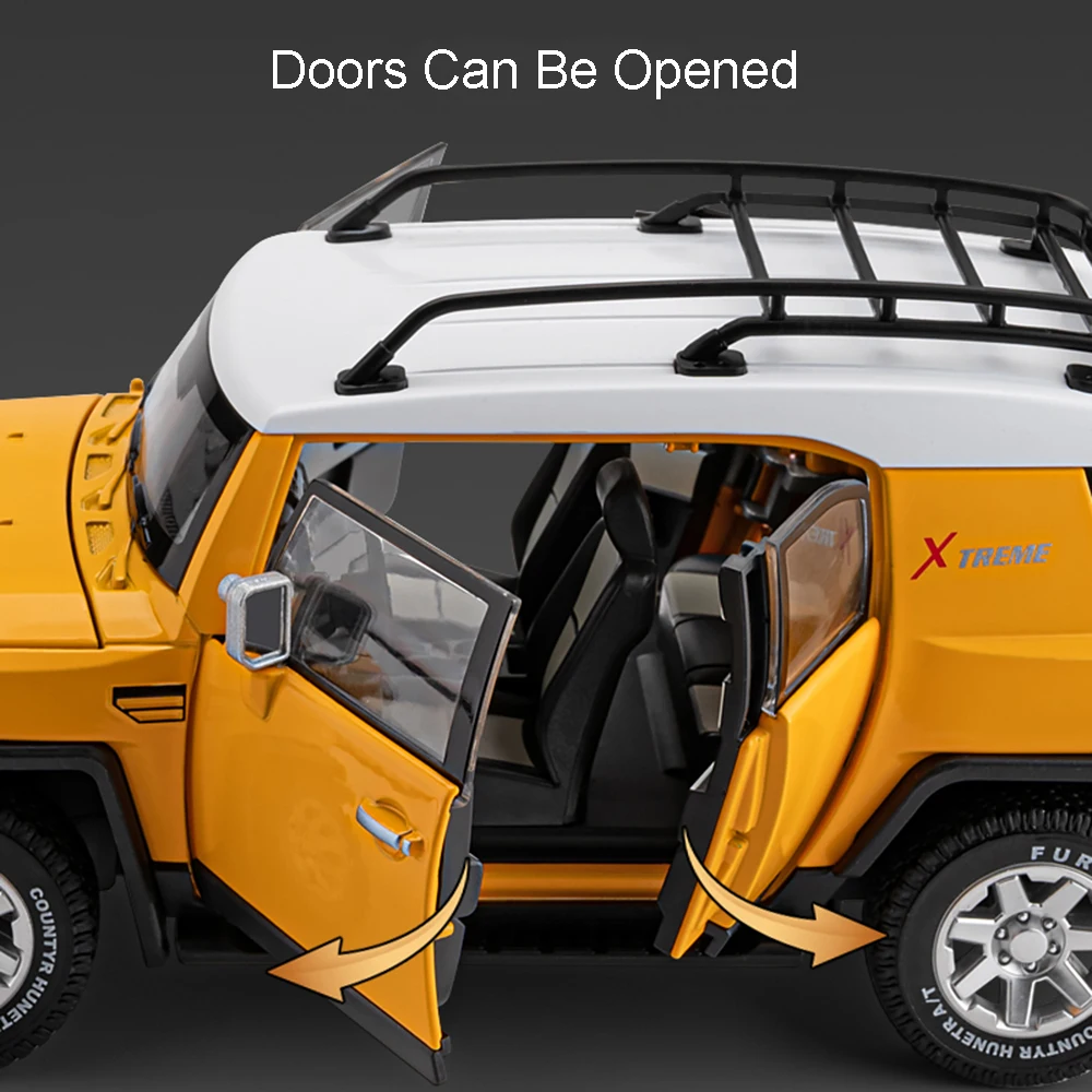 1:24 Toyota FJ Cruiser Diecast Model 4 1:24 Toyota FJ Cruiser Diecast Model - Image 4