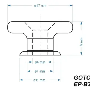 Gotoh EP-B3 Oversized Guitar Strap Buttons Set 8 U0be580e3838e42a495a7261dae6e35a3o